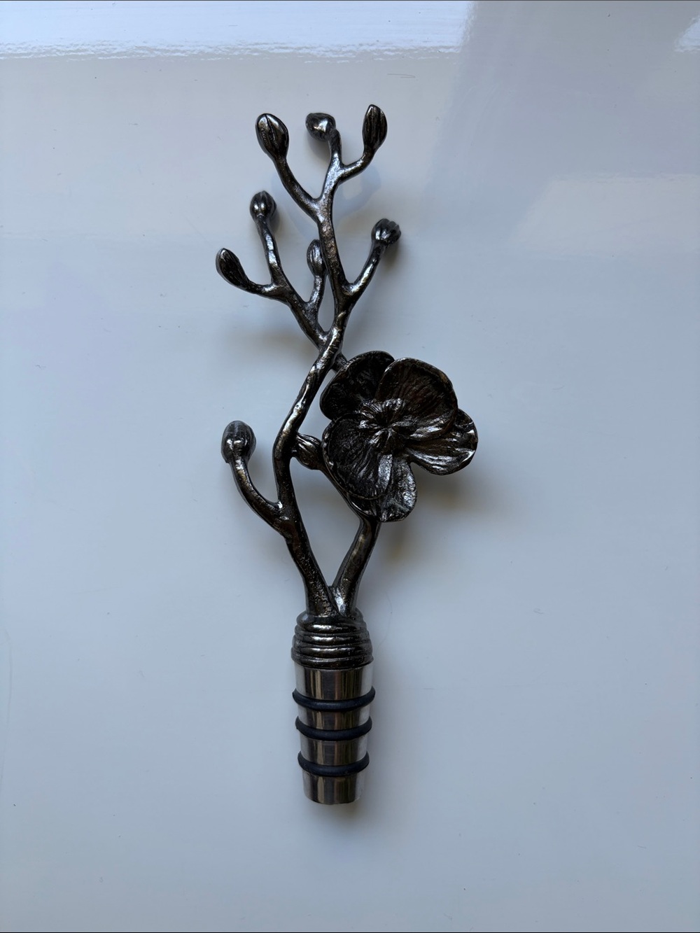 Michael Aram Black Orchid Wine Stopper